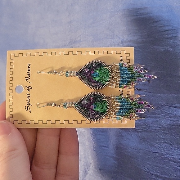 Spirit of Nature Dangle Earrings - Picture 2 of 4